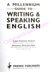 A Millennium Guide to Writing And Speaking English By Jugal Kishore Chand And Bhaskar Chand Das