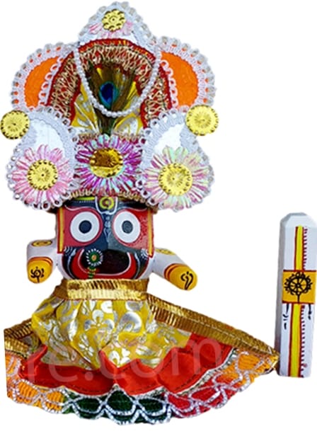 Lord Jagannath Pagadi Dress 6 Inch