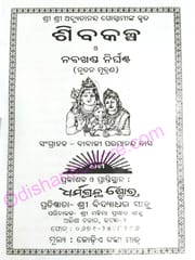 Sibakalpa O Nabakhanda Nirghanta By Achutananda Das