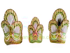 Jagannath Balabhadra Subhadra Puja Pagadi Dress 04 Inch (10CM)