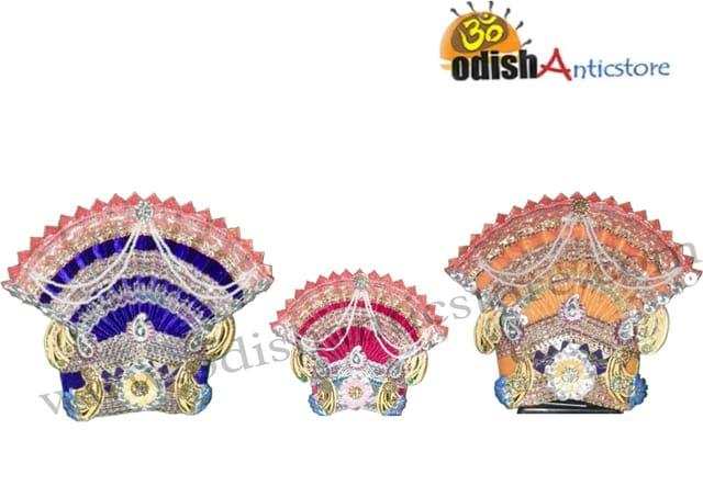 Lord Jagannath Balabhadra And Devi Subhadra Dress 2 Feet With Pata Bastra