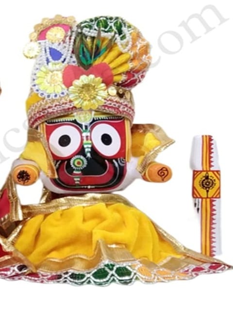 Lord Jagannath Pagadi Dress 8 Inch