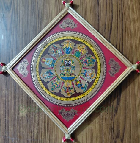 Patachitra Frame Painting Plane Lord Jagannath Dasa Abatara