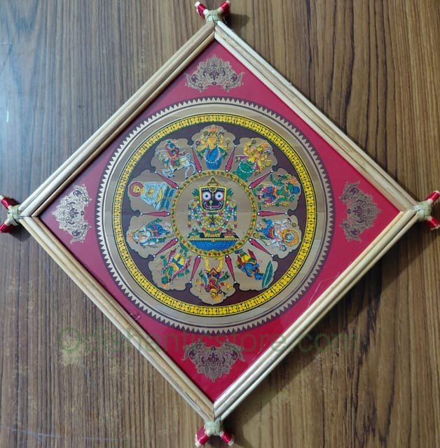 Patachitra Frame Painting Plane Lord Jagannath Dasa Abatara